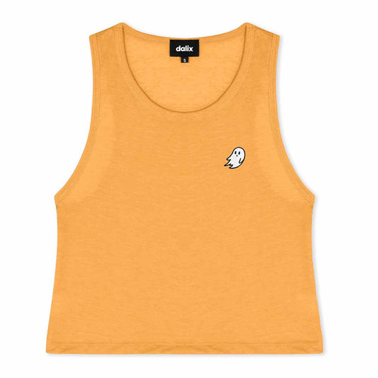 Dalix Ghost Lightweight Flowy Crop Tank