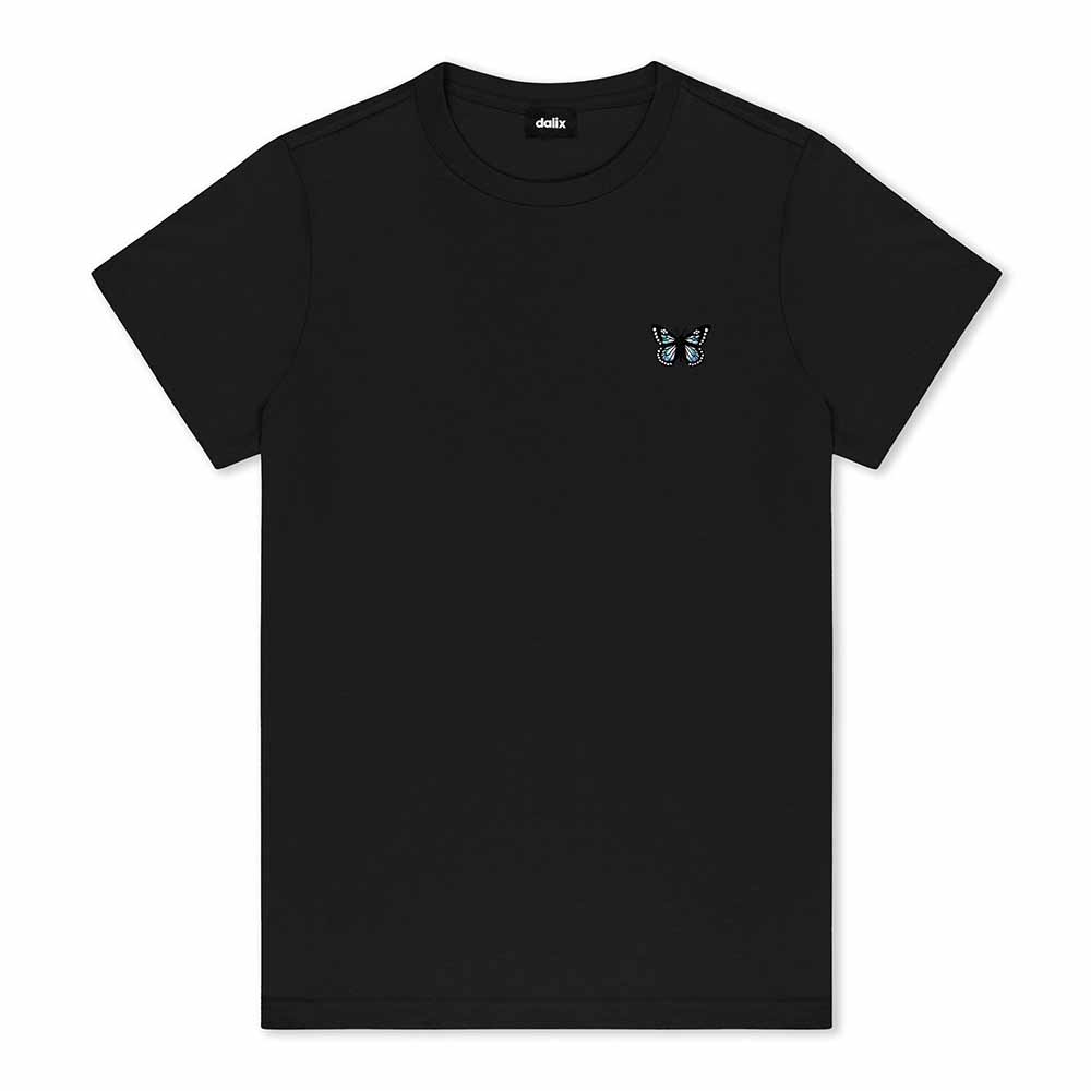 Dalix Butterfly Short Sleeve Classic Cotton Tee