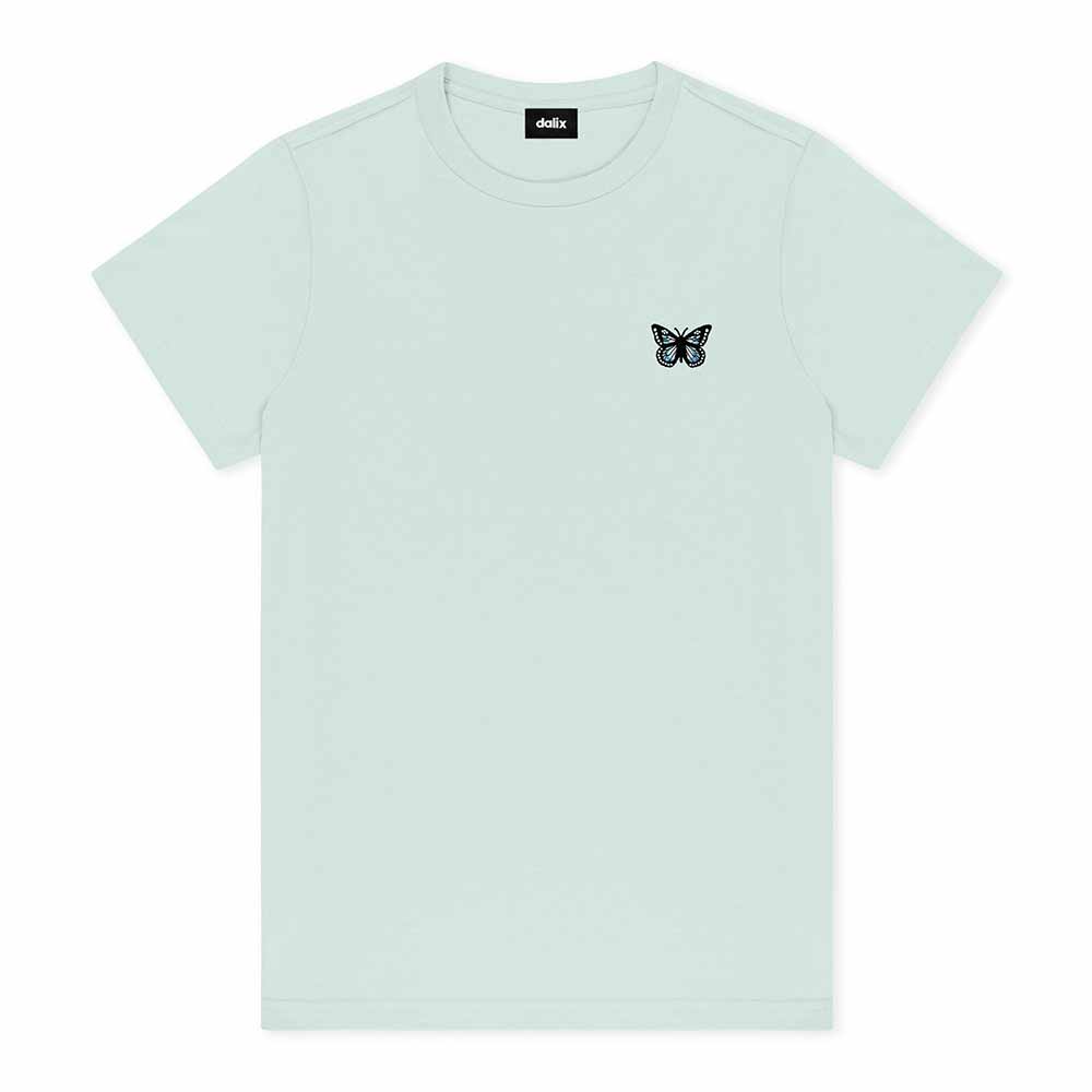 Dalix Butterfly Short Sleeve Classic Cotton Tee