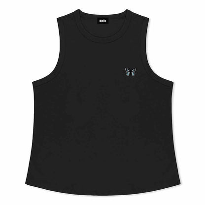 Dalix Butterfly Cotton Jersey Tank