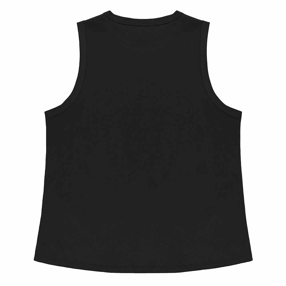 Dalix Butterfly Cotton Tank Top Sleeveless Shirt Relaxed Fit Midweight Soft Breathable Casual Everyday Wear Womens in Black XS X-Small