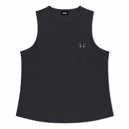 Dalix Butterfly Cotton Jersey Tank