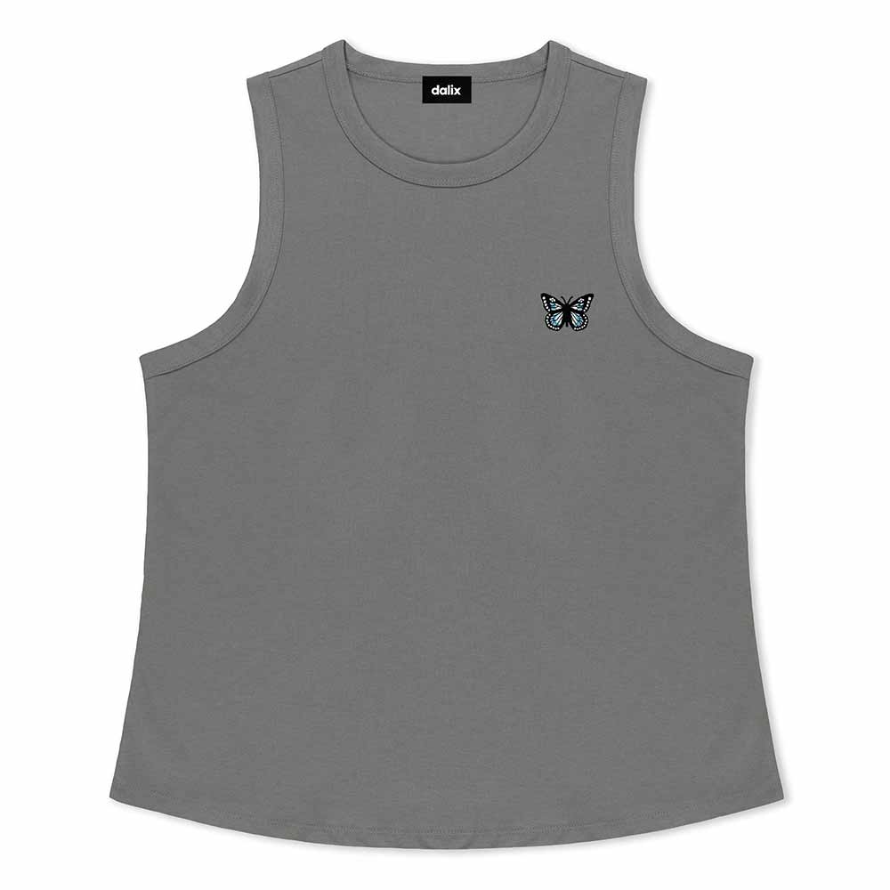 Dalix Lil Heart Cotton Jersey Tank