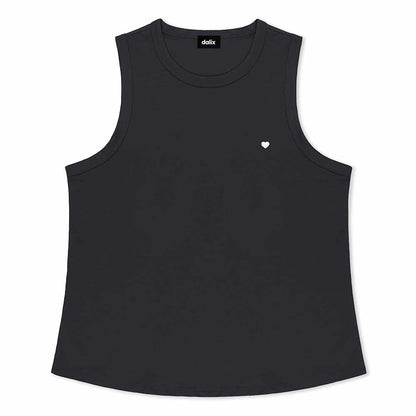 Dalix Lil Heart Cotton Jersey Tank