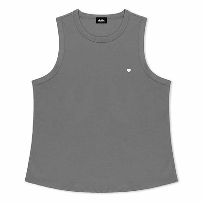 Dalix Lil Heart Cotton Jersey Tank