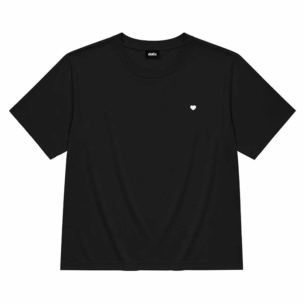 Dalix Lil Heart Relaxed Midweight Jersey Tee
