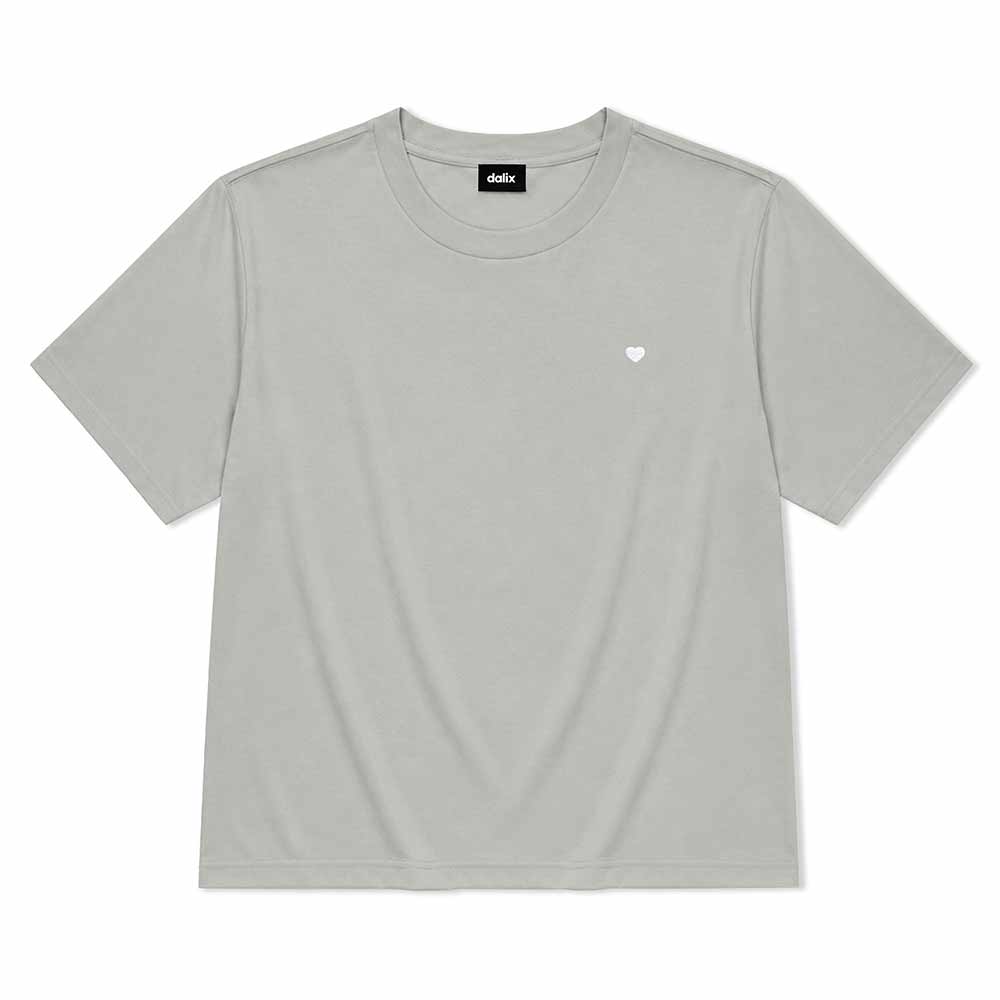 Dalix Lil Heart Relaxed Midweight Jersey Tee