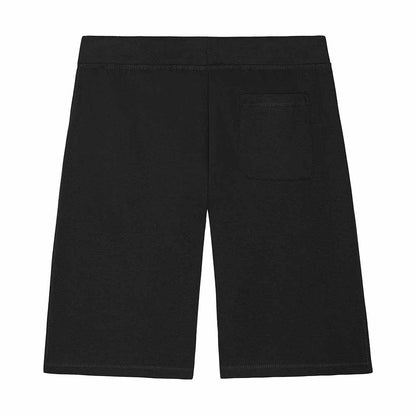 Dalix Alien Embroidered Short Soft Fleece Relaxed Drawstring Fit Lounge Mens in Black S Small