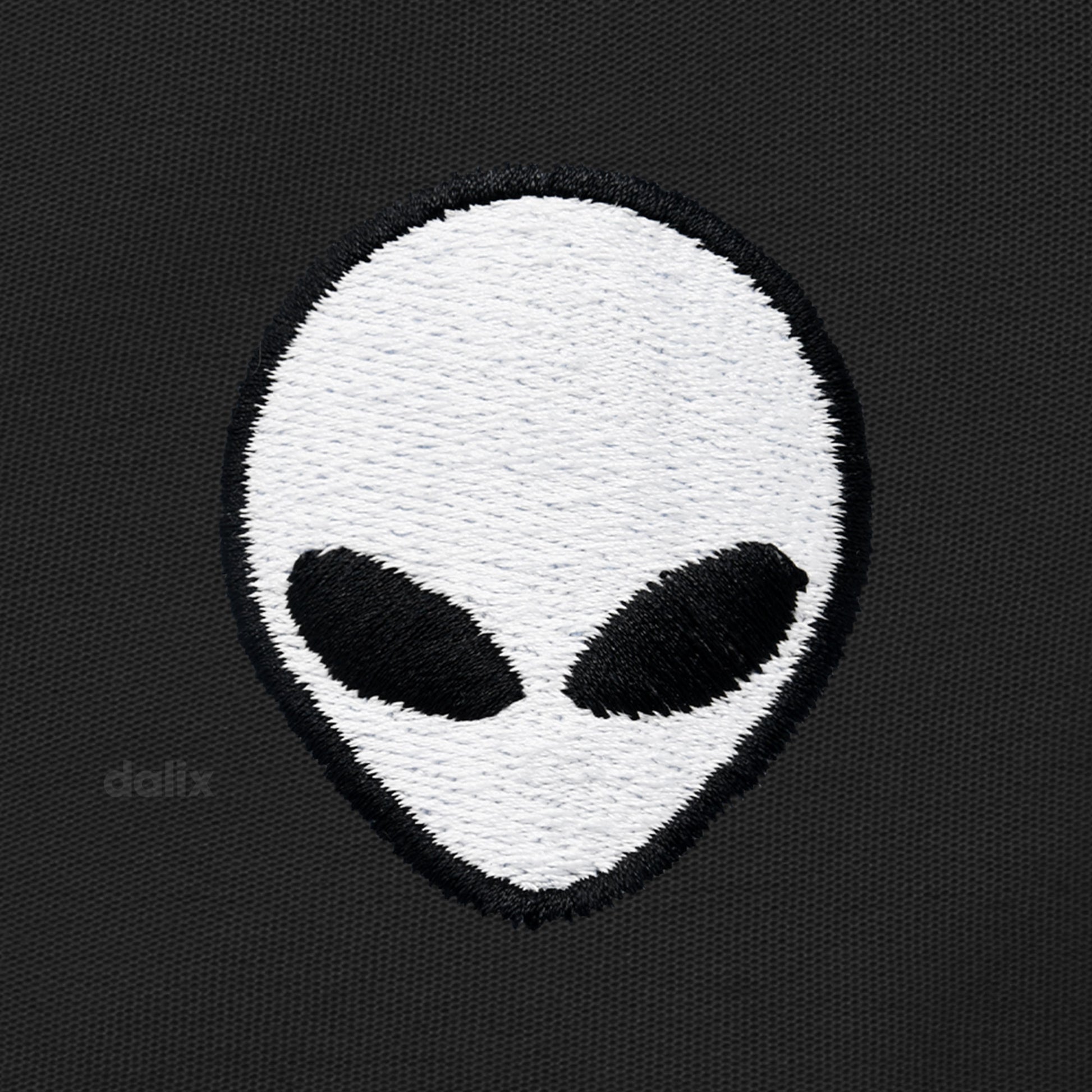 Dalix Lil Alien Gym Short Sport Embroidered Casual Pocket Mesh Drawcord Waist Mens in Black S Small