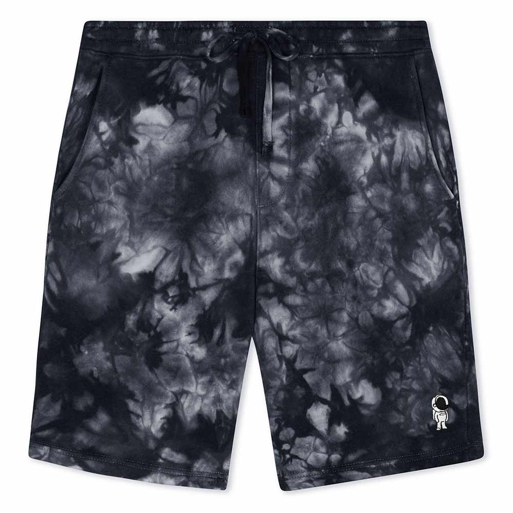 Dalix Mens Astronaut Tie Dye Midweight Fleece Shorts