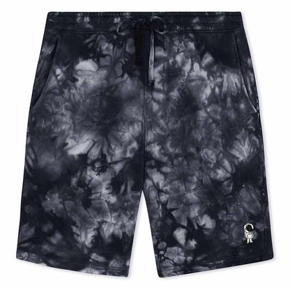 Dalix Mens Astronaut Tie Dye Midweight Fleece Shorts