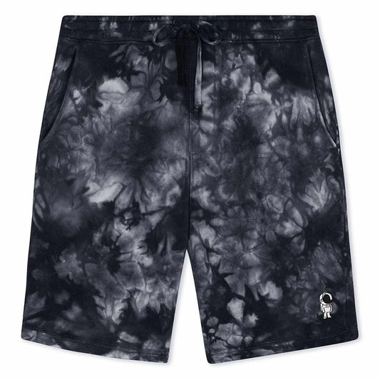 Dalix Mens Astronaut Tie Dye Midweight Fleece Shorts