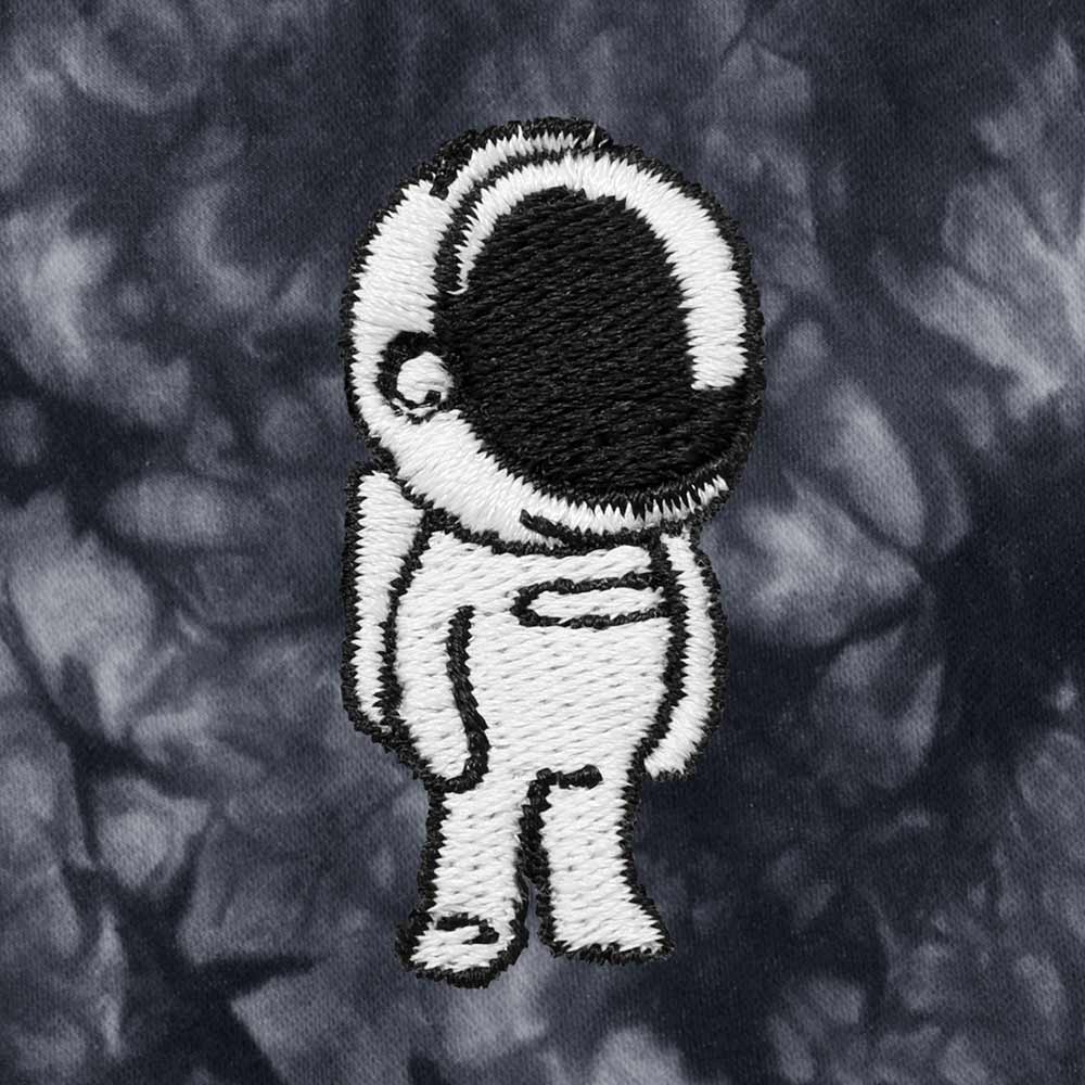 Dalix Mens Astronaut Tie Dye Midweight Fleece Shorts