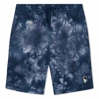 Dalix Mens Astronaut Tie Dye Midweight Fleece Shorts