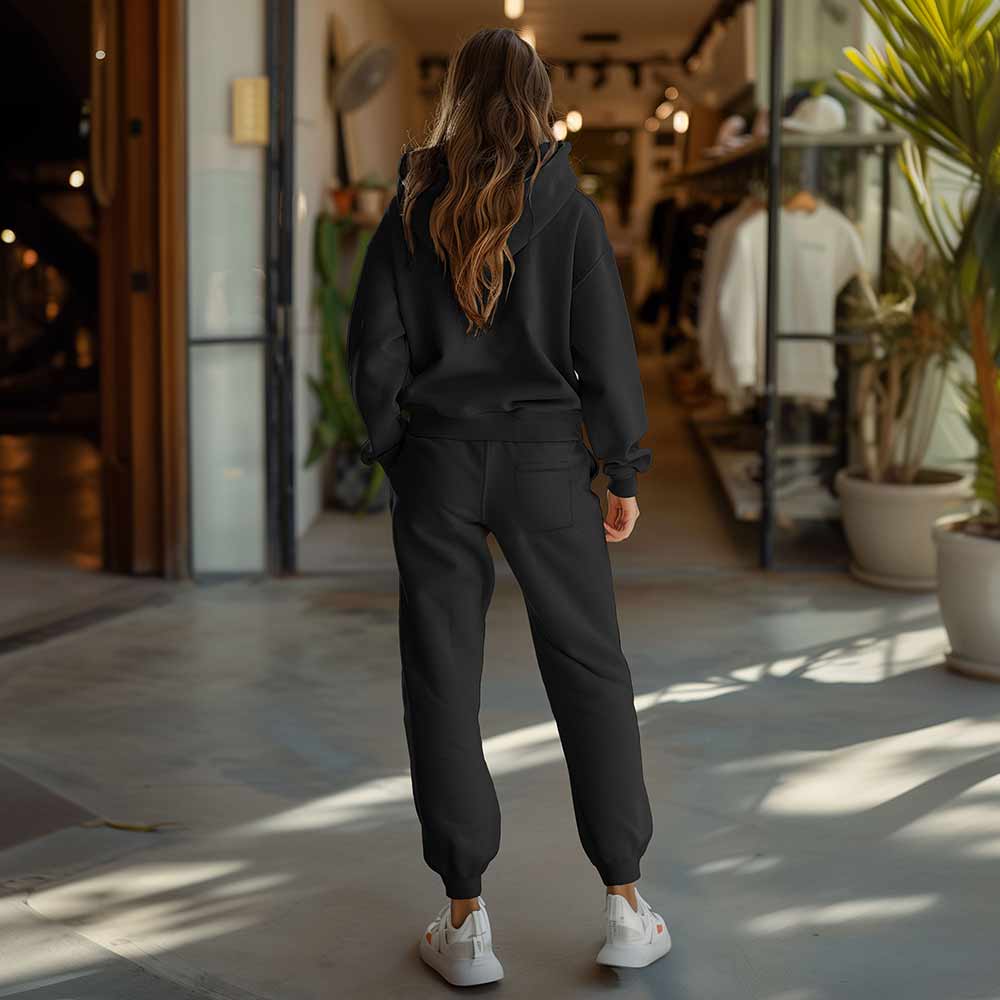 Dalix Butterfly Midweight Fleece Relaxed Sweatsuit
