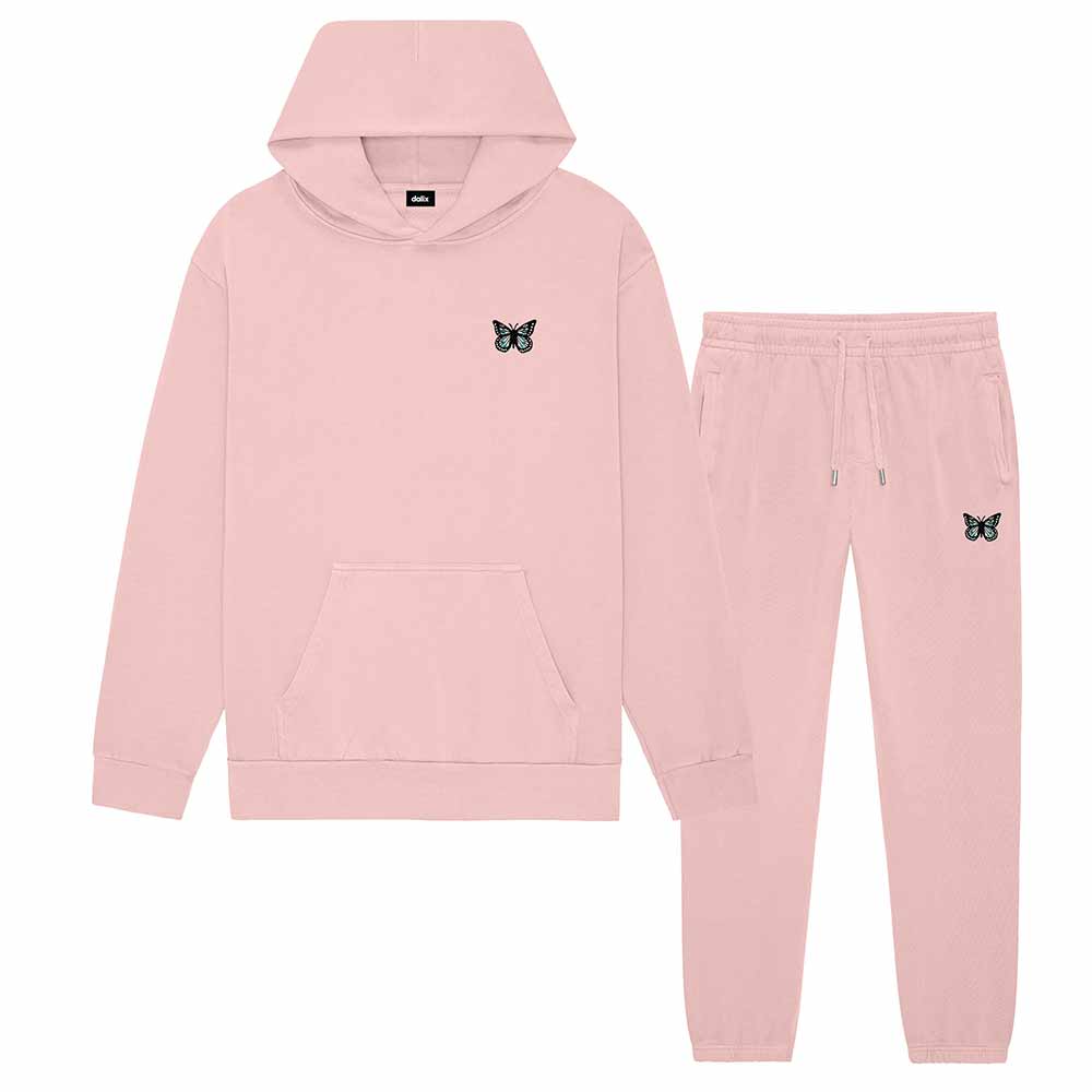 Dalix Butterfly Midweight Fleece Relaxed Sweatsuit