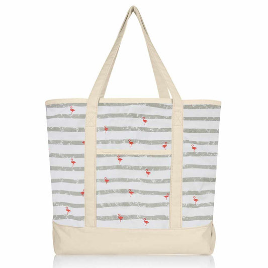 Dalix 22" Soft Canvas Tote Bag Special Patterns Collection