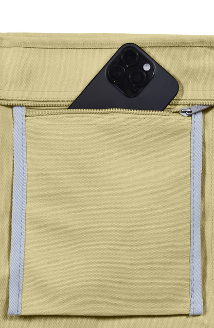 DALIX 20" Solid Color Cotton Canvas Shopping Tote Bag