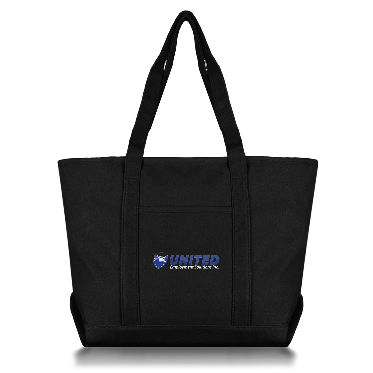 Dalix United Employment Solutions Printed Canvas Tote
