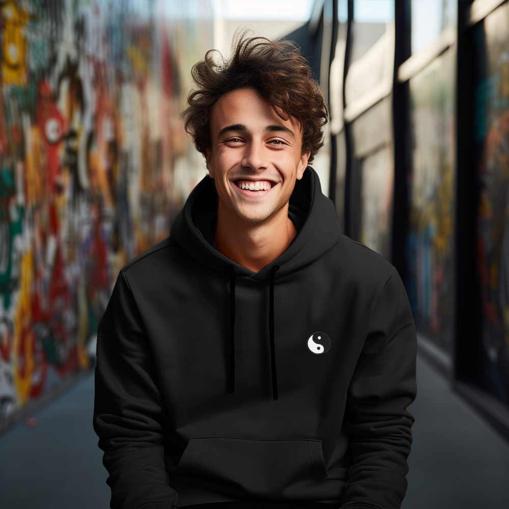 Dalix YinYang Midweight Fleece Hoodie