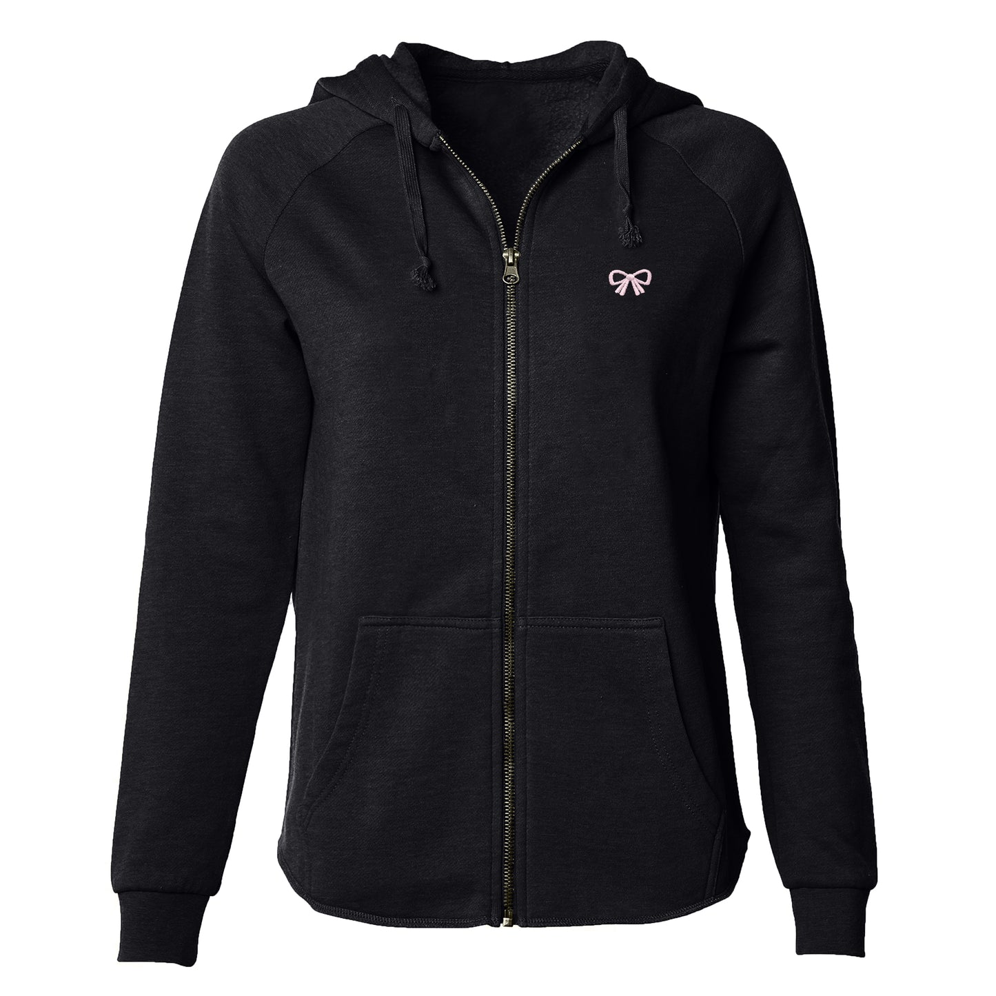 Dalix Bow Zip Hoodie