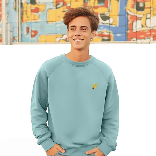 Dalix Taco Midweight Fleece Raglan Sweatshirt