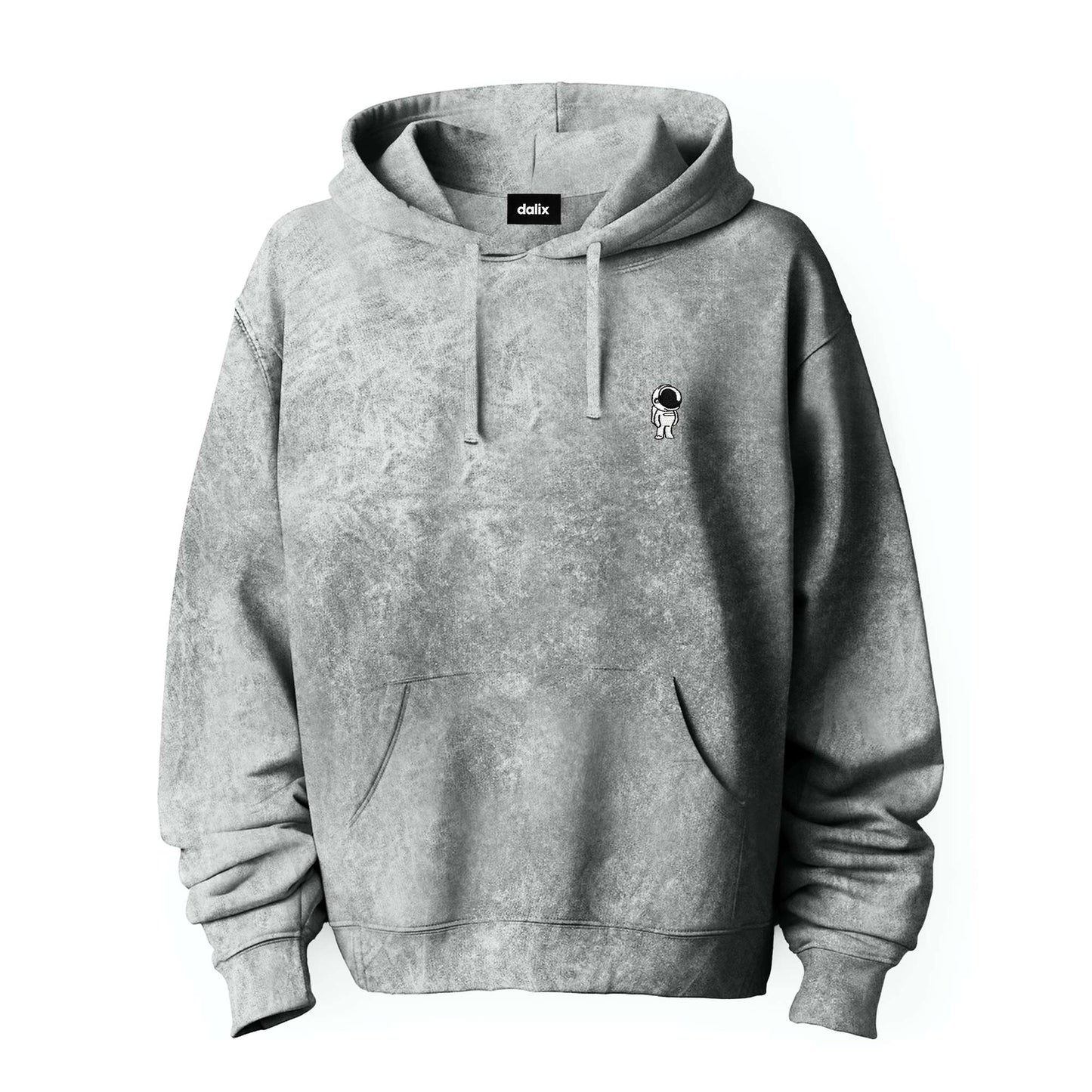 Dalix Astronaut Mineral Wash Hoodie