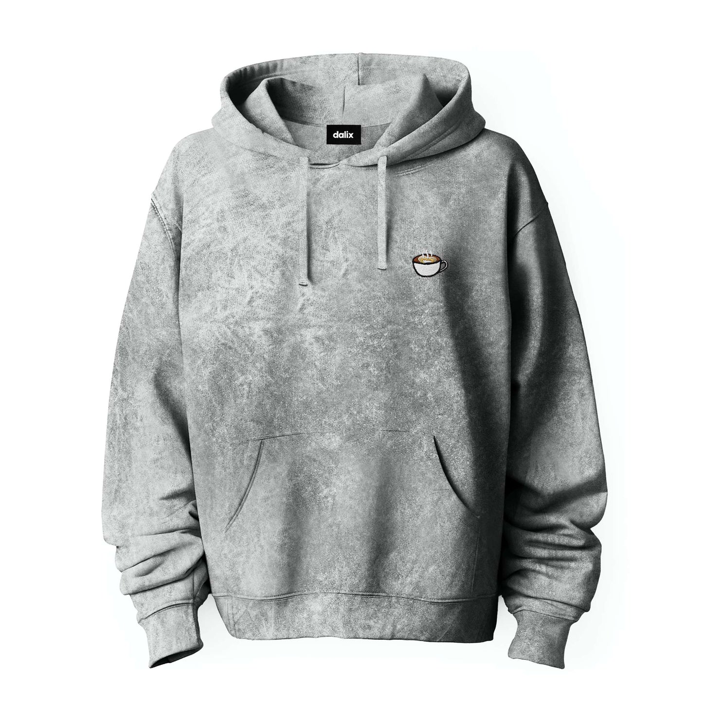 Dalix Cappuccino Mineral Wash Hoodie