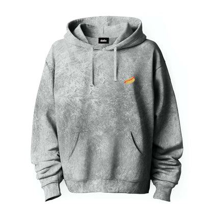 Dalix Hot Dog Mineral Wash Hoodie