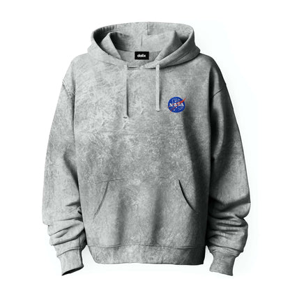 Dalix NASA Midweight Fleece Washed Hoodie