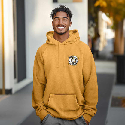 Dalix Sunny Days Ahead Relaxed Hoodie Washed Fleece Sweatshirt Fit Lounge Mens