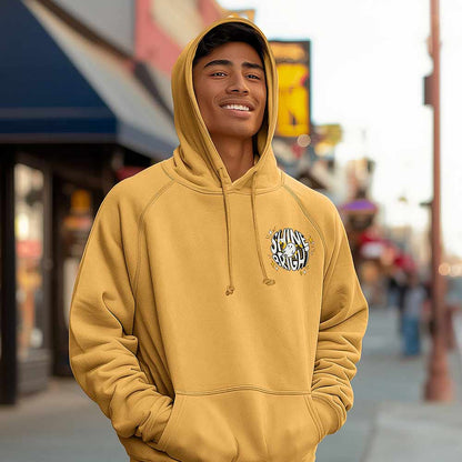 Dalix Sunny Days Ahead Relaxed Hoodie Washed Fleece Sweatshirt Fit Lounge Mens