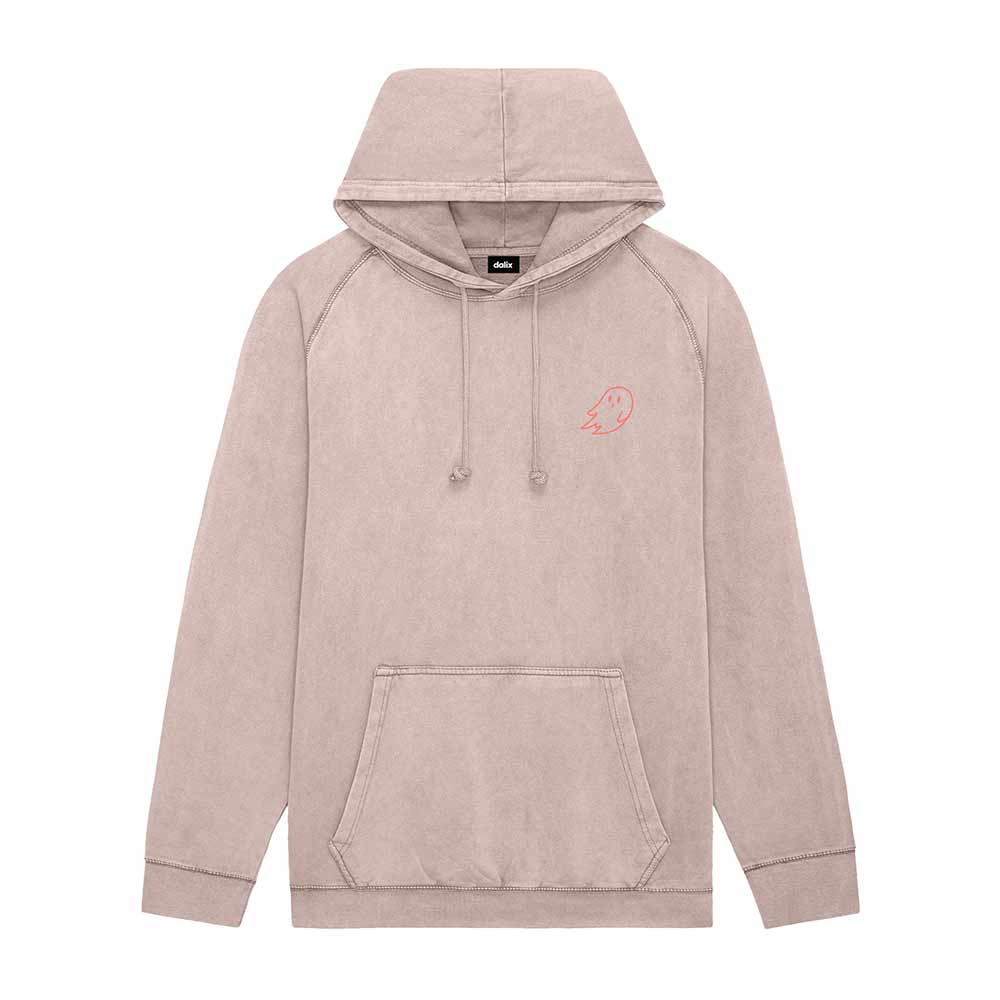 Dalix Womens Sunny Days Ahead Washed Hooded Sweatshirt