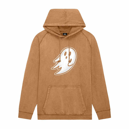 Dalix Ghost Relaxed Hoodie Washed Fleece Sweatshirt Fit Lounge Mens