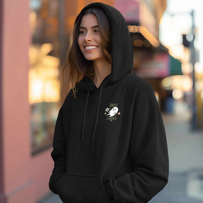 Dalix Ghost Garden Relaxed Hoodie Soft Fleece Sweatshirt Fit Lounge Womens