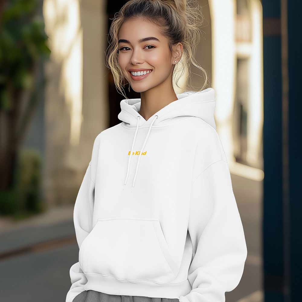 Dalix Kinder Planet Relaxed Hoodie Soft Fleece Sweatshirt Fit Lounge Womens