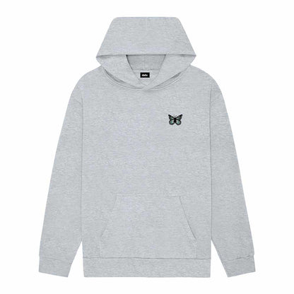 Dalix Womens Butterfly Midweight Fleece Relaxed Hooded Sweatshirt