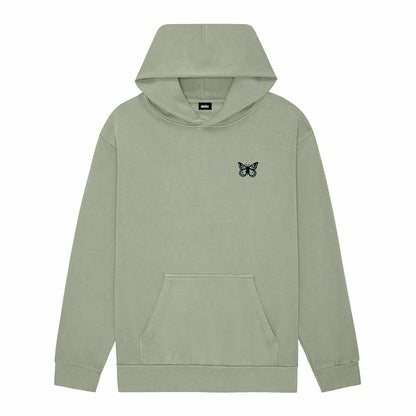 Dalix Womens Butterfly Midweight Fleece Relaxed Hooded Sweatshirt