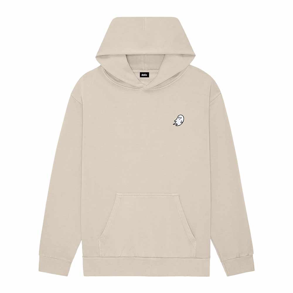 Dalix Mens Ghost Midweight Fleece Relaxed Hooded Sweatshirt