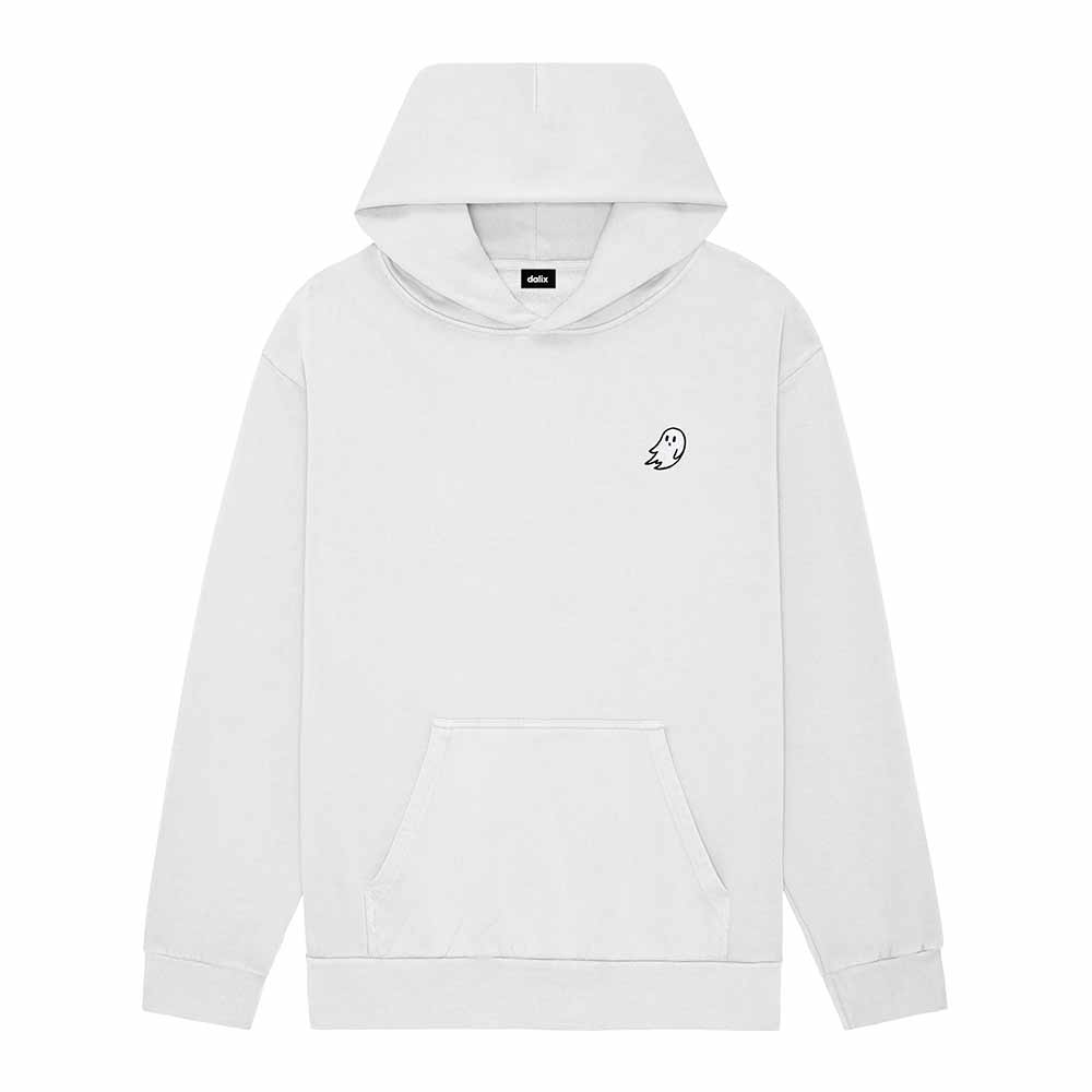 Dalix Mens Ghost Midweight Fleece Relaxed Hooded Sweatshirt