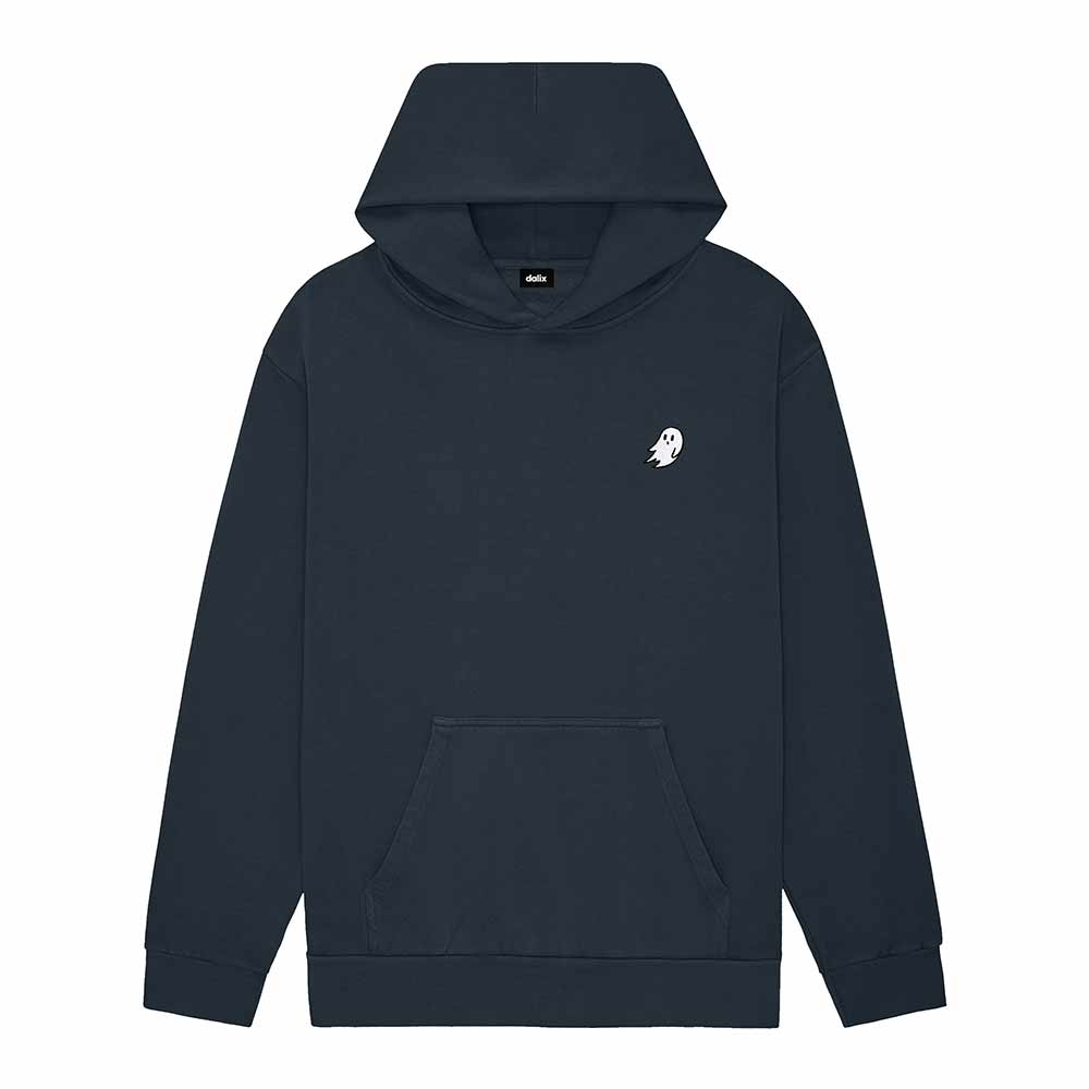 Dalix Mens Ghost Midweight Fleece Relaxed Hooded Sweatshirt