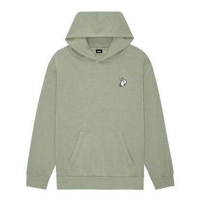 Dalix Womens Heartly Ghost Midweight Fleece Relaxed Hooded Sweatshirt
