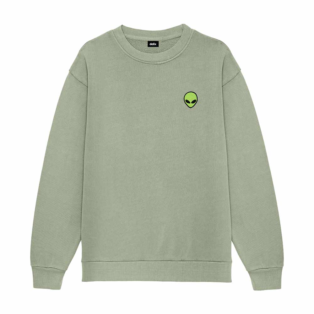 Dalix Alien Heavyweight Fleece Relaxed Sweatshirt