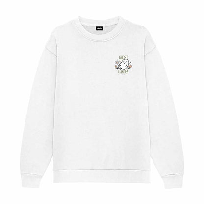 Dalix Womens Ghost Garden Relaxed Sweatshirt