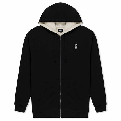 Dalix Mens Astronaut Faux Sherpa Lined Zip Hoodie
