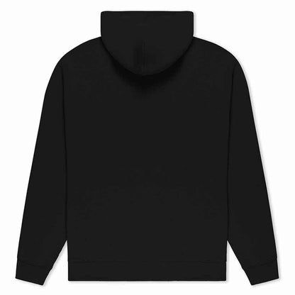 Dalix Astronaut Relaxed Fit Midweight Fleece Pullover Hooded Sweatshirt Mens in Black S Small