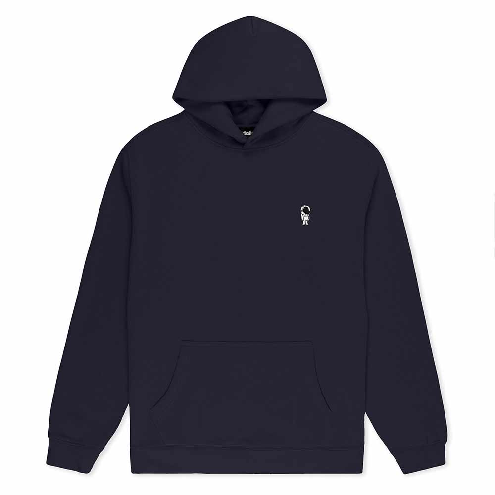 Dalix Astronaut Relaxed Midweight Fleece Pullover Hoodie