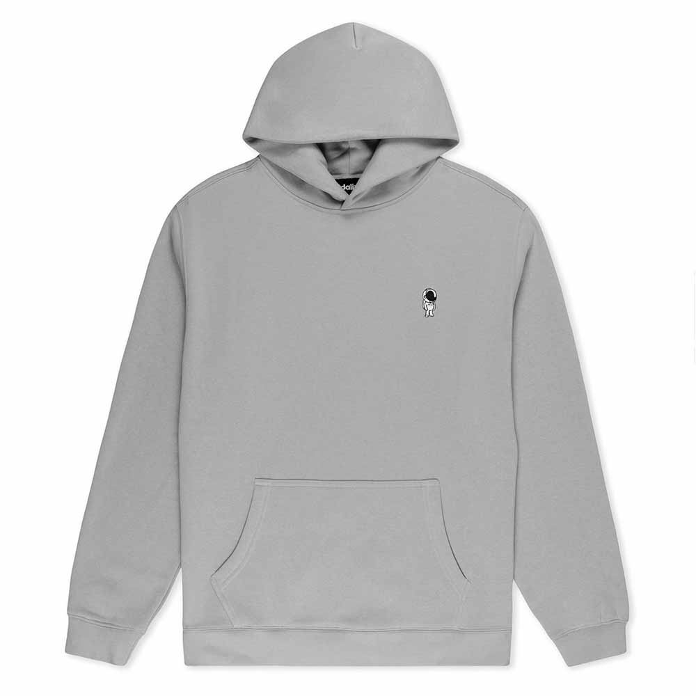 Dalix Astronaut Relaxed Midweight Fleece Pullover Hoodie