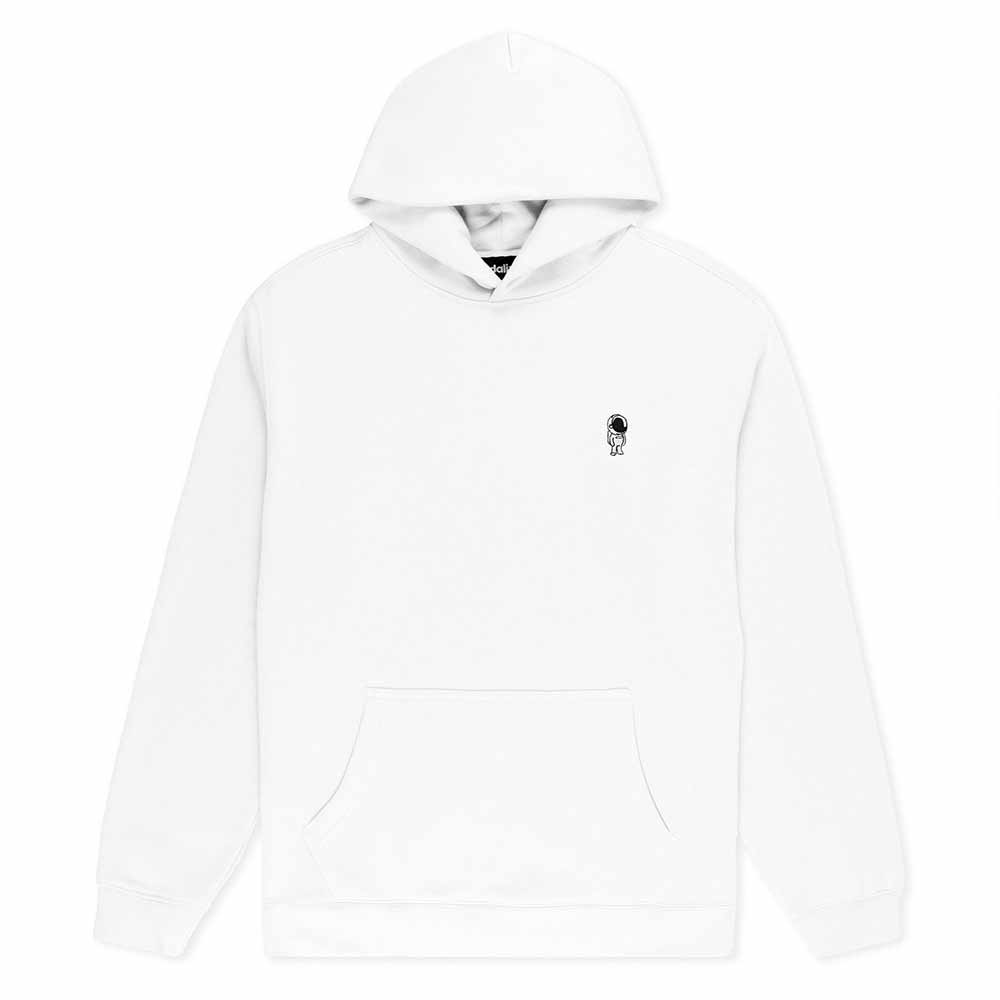 Dalix Astronaut Relaxed Midweight Fleece Pullover Hoodie