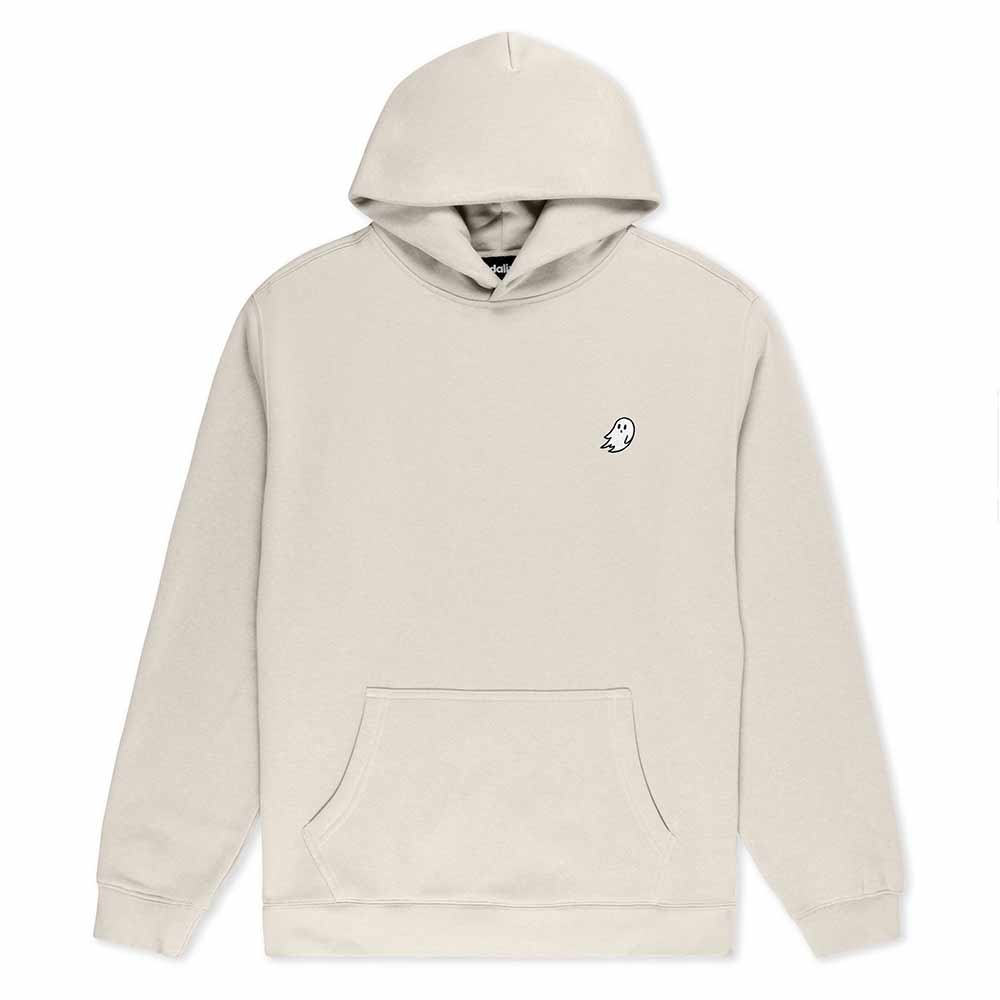 Dalix Ghost Relaxed Midweight Fleece Pullover Hoodie